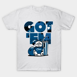 Got Em Dark Marina Blue Sneaker Art T-Shirt